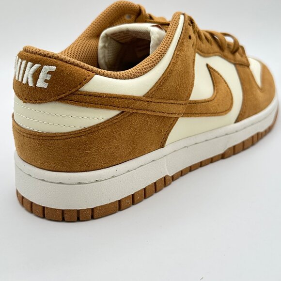 Nike Dunk Low Coconut Milk Flax Tan Shoes HJ7673-100 Women's Sz 11 / Mens 9.5 - Picture 10 of 12